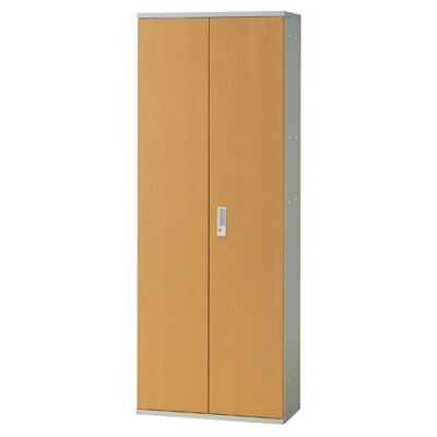 JL Storage 両開保管庫 下置用 鍵付き 幅700×奥行400×高さ1850mm 【ホワイトメープル】/PL-JL-A185A-WM|オフィス家具通販のオフィスコム