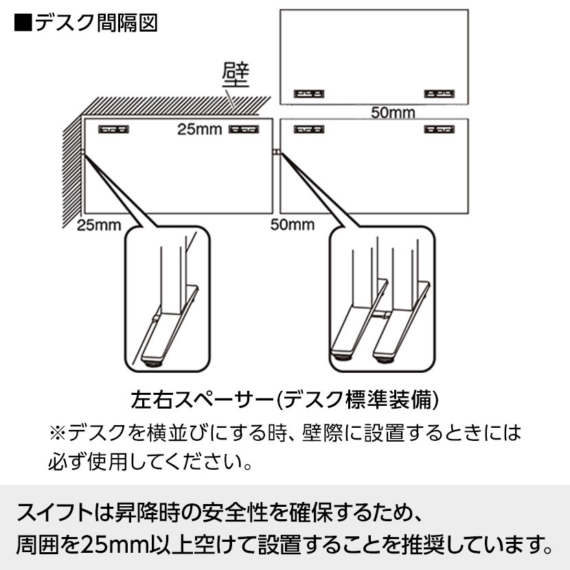 オカムラ スイフト Swift 電動昇降書机 平たい几 スムースフォルムエッジ 生き肝型 量さ附票インディケータ好運 スコープ950 奥ゆき675 高さ650 1250mm 3slk Mb昇降デスク スタンディングデスク テレ創作 机 リモートワーク 在宅労務 在宅ワーク 在宅 デスク Soho