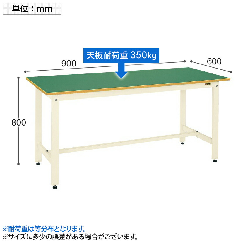 サカエ 軽量作業台 ワークテーブル KHタイプ サカエリューム天板 均等