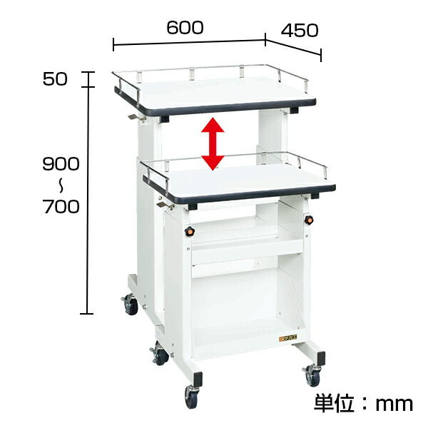 配送員設置-移動台• 幅450×奥行600×高さ650 ：業務用厨房機器・家具