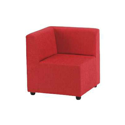 DLCシリーズ ロビーチェア 背もたれ付 角コーナー 布張り DLCK-11C｜オフィス家具通販のオフィスコム
