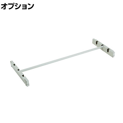 [オプション] TRUSCO M3型用ロール棚 幅1500&times;奥行571mm パイプ1本セット 116-4173｜オフィス家具通販のオフィスコム