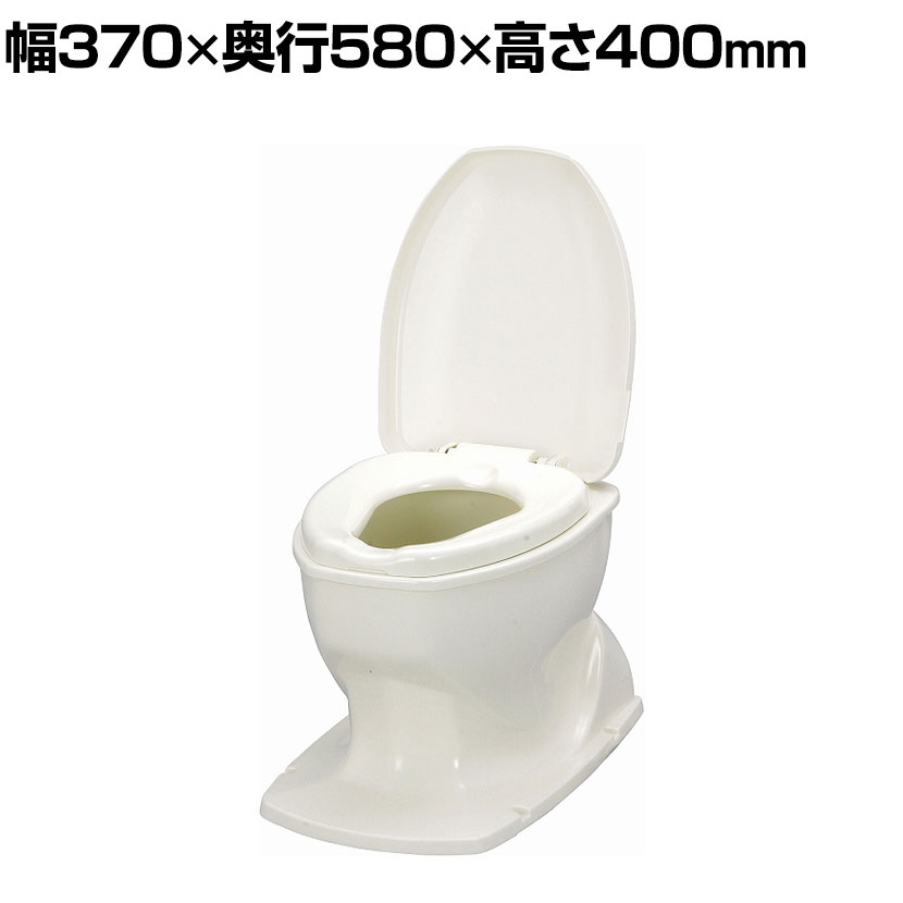 ウェルファン 簡易設置型便器 サニタリエースOD据え置き式/アイボリー 和式トイレを洋式に 簡易トイレ 介護 トイレ 便座 便座クッション 介護用品｜オフィス家具通販のオフィスコム