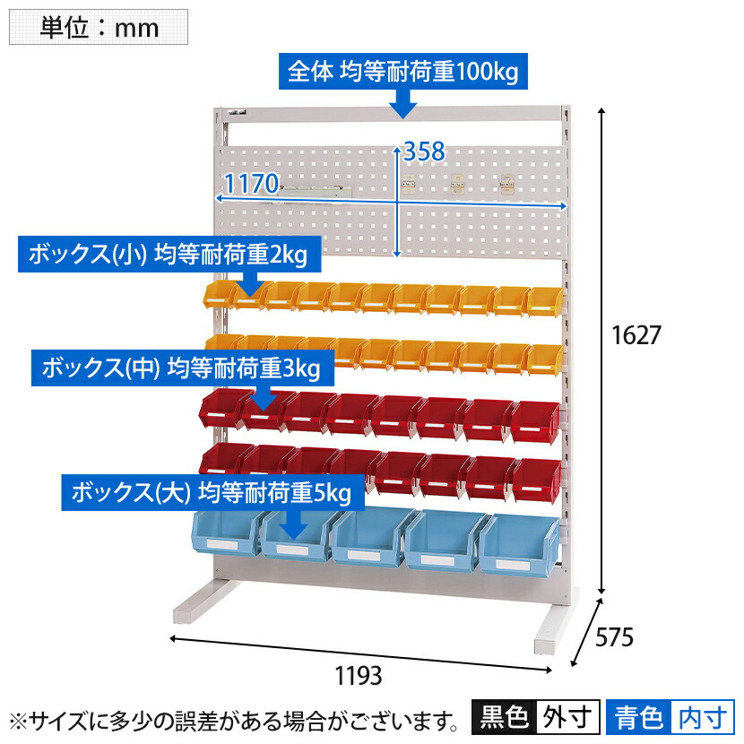 法人限定】山金工業:ラインテーブル W1200サイズ両面連結 HRR-1218R