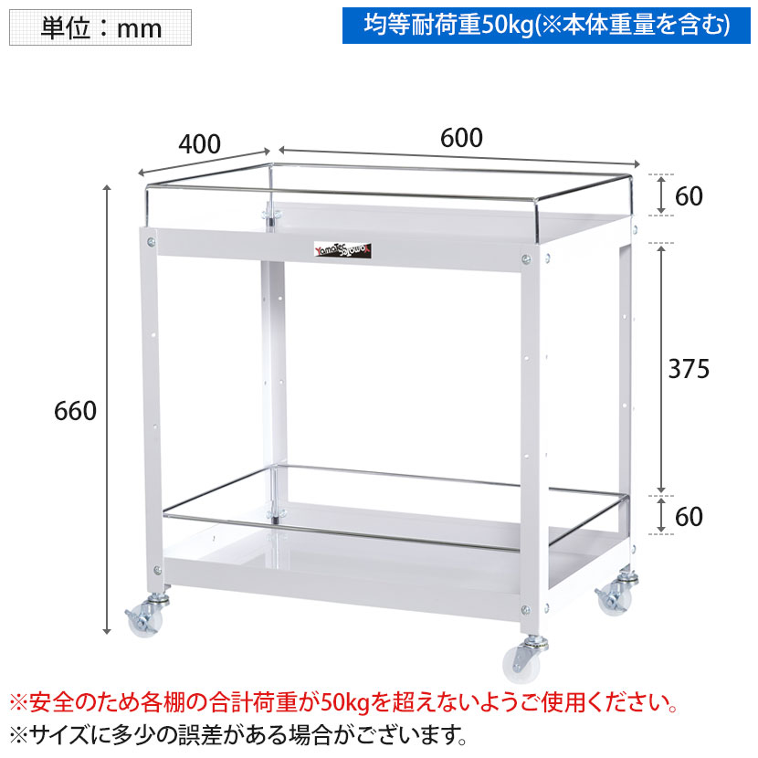 最大48%OFFクーポン 山金工業 コンビニワゴン ナイロンキャスター WCWN