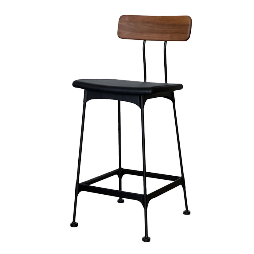 HALB HIGH CHAIR ハルブハイチェア ダイニングチェア 背もたれ付き 足置き付き カウンターチェア カフェチェア 幅415&times;奥行460&times;高さ950(座面高さ660)mm｜オフィス家具通販のオフィスコム