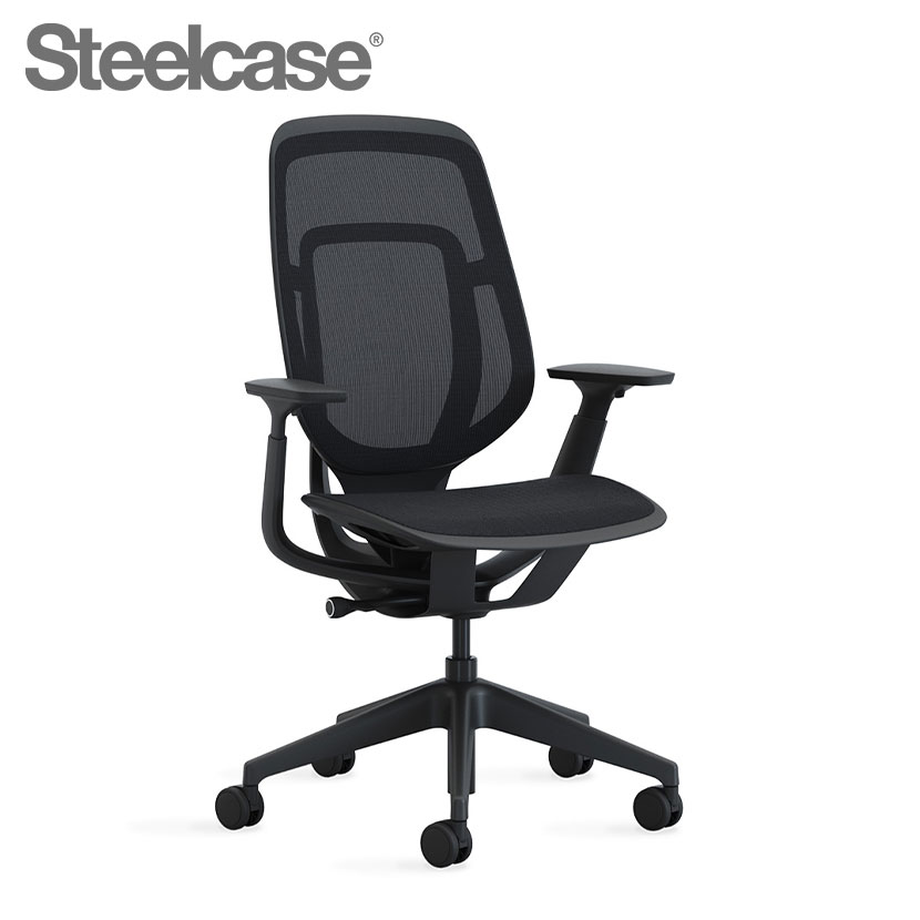 楽天市場】Karman [ Black × Black ] 半透明なメッシュ張地 Steelcase