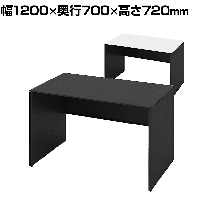 オカムラ ソリスト Soliste スタンダードタイプ(高さ720) 平机 パネル脚(ブラック) 塗装天板 幅1200×奥行700×高さ720mm 3K2FLE 岡村製作所 オフィスデスク パソコンデスク デスク desk 事務机 テレワーク リモートワーク 在宅勤務 在宅
