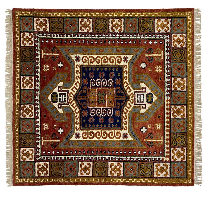 ラグ トライバルデザイン England 約175x90cm ラグ トライバルデザイン England 約175x90cm ラグ トライバル