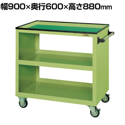 サカエ パネルワゴン(ゴム車) PGW-2C 幅900&times;奥行600&times;高さ880mm 均等耐荷重300kg｜オフィス家具通販のオフィスコム