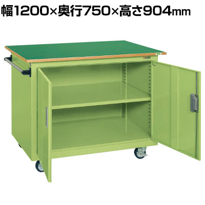 サカエ ジャンボワゴン 幅1200×奥行750×高さ900mm SKR-100TE|オフィス家具通販のオフィスコム