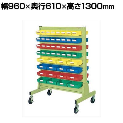 【P5倍25日20~24時限定】サカエ パネルハンガー 両面 移動式 幅960×奥行610×高さ1300mm ZAW-8Y|オフィス家具通販のオフィスコム