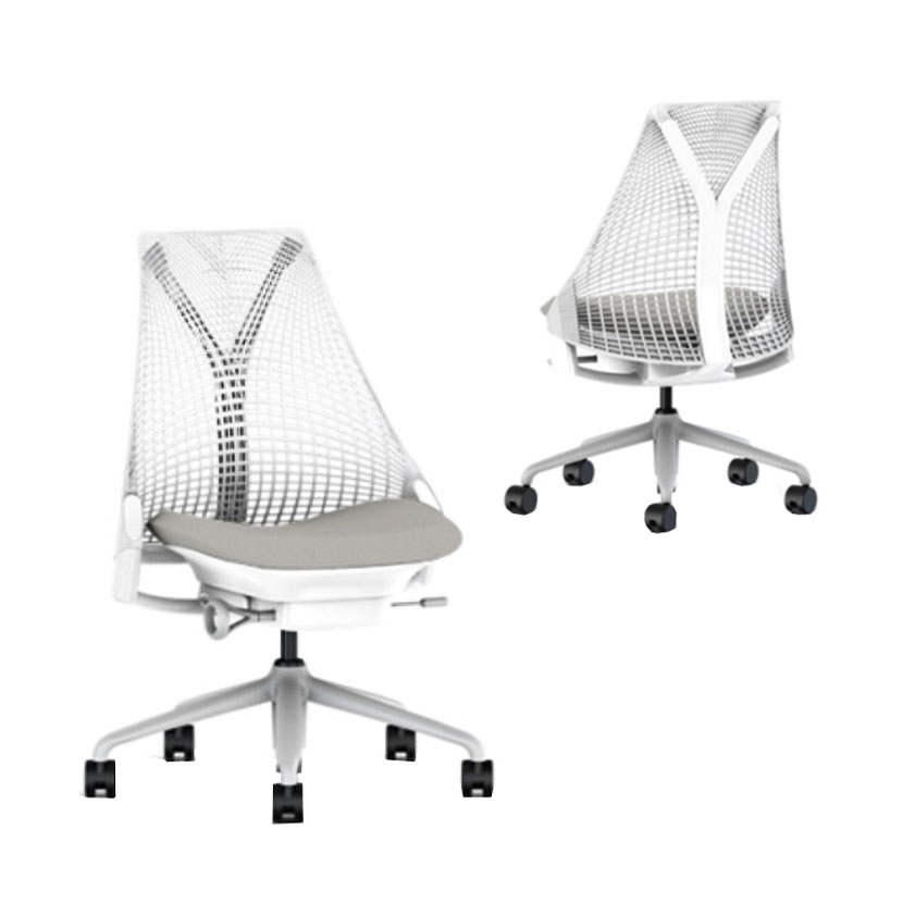 楽天市場】SAYL Chair セイルチェア ホワイトフレーム ミドルバック 