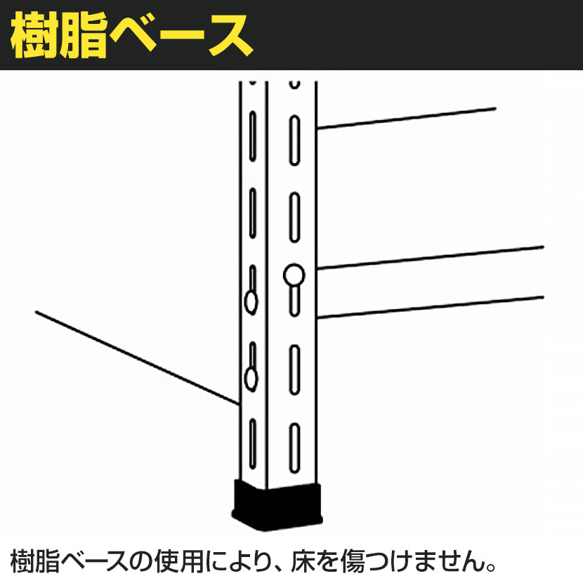 ＴＲＵＳＣＯ ＴＵＧ型中量ボルトレス棚 ６００ｋｇ 連結型 １５００