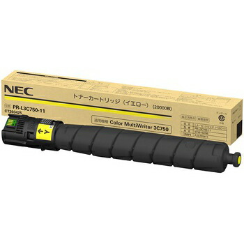 インボイス登録店 NEC エヌイーシー PR-L3C750-11 イエロー トナーカートリッジ 純正品
