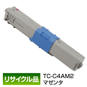 【新品未使用】OKI トナーカートリッジ TC-C4AM1（マゼンダ） Amazon | OKI トナーカートリッジ(大) マゼンタ TC-C4AM2 | Oki