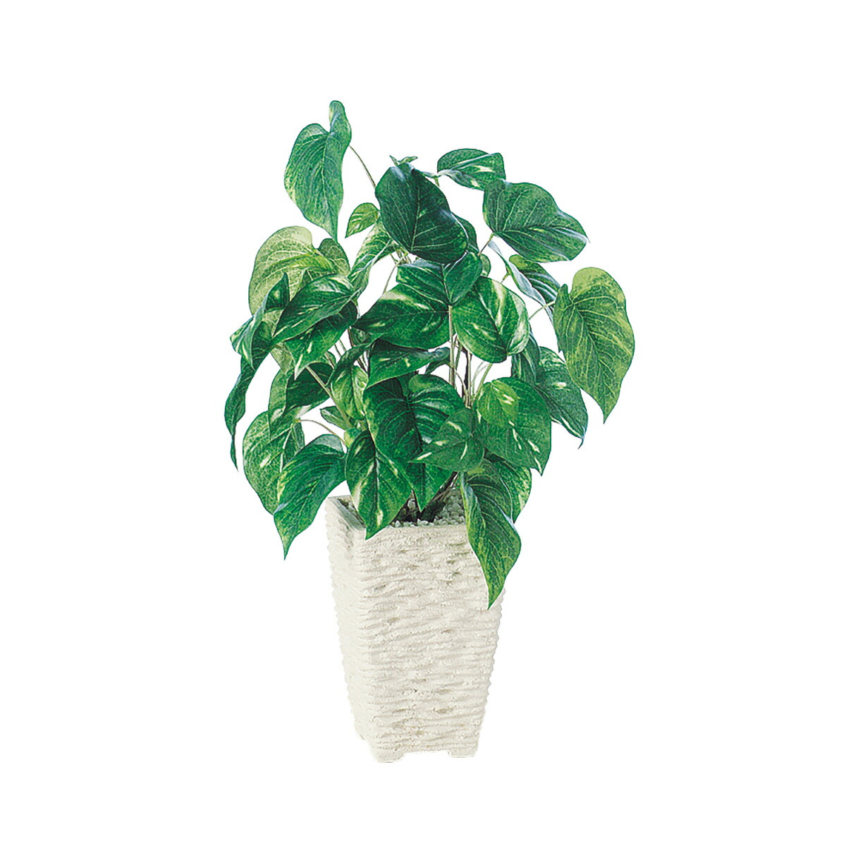 フェイクグリーン【 ポトス小 R 】 幅25 × 奥行20 × 高さ35cm オフィスグリーン 観葉植物 フェイク 人工観葉植物 卓上 開業祝い 開店祝い 移転祝い 新築祝い 贈り物 おしゃれ