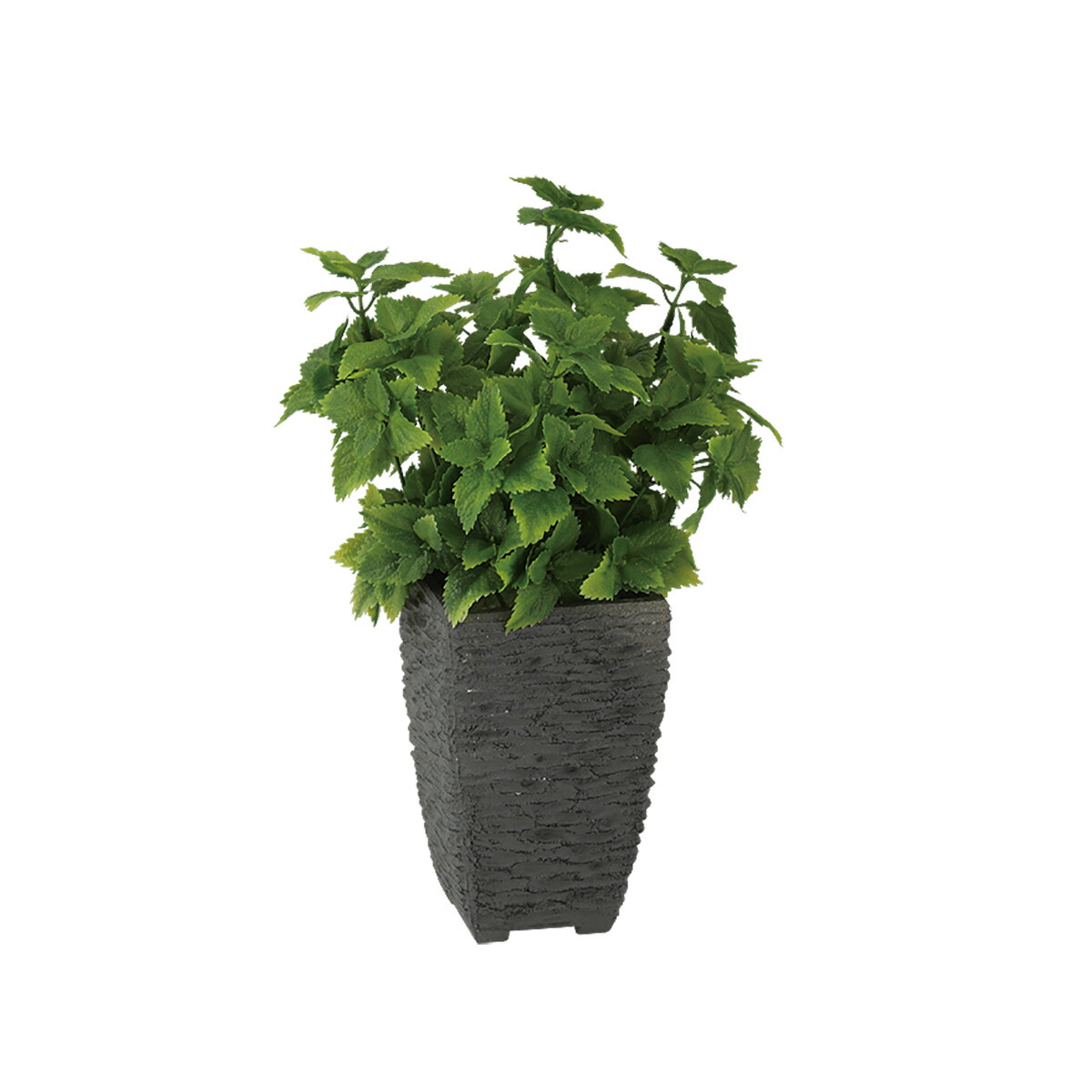 フェイクグリーン【 ミント 】 幅20 × 奥行20 × 高さ30cm オフィスグリーン 観葉植物 フェイク 人工観葉植物 卓上 開業祝い 開店祝い 移転祝い 新築祝い 贈り物 おしゃれ