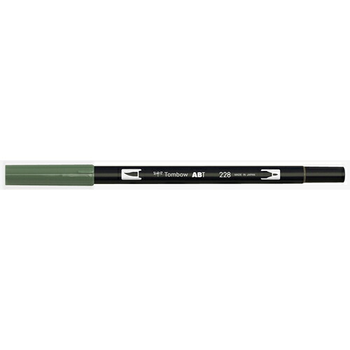 トンボ鉛筆 デュアルブラッシュペン ABT 水性マーカー AB-T228 トンボ鉛筆 4901991901337（40セット）