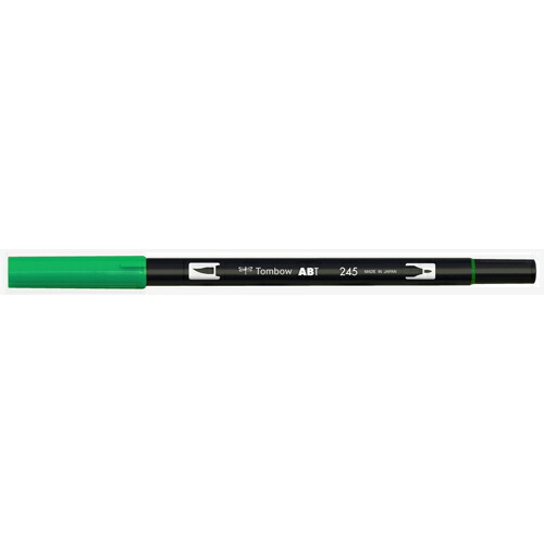 トンボ鉛筆 デュアルブラッシュペン ABT 水溶性目じるし AB-T245 トンボ鉛筆 4901991901375（240書き割り）