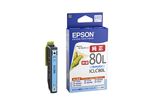 EPSON インクカートリッジ ICLC80L エプソン販売 4988617194038（40セット） 44,694円