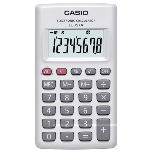 LC-797A-N　カシオ 電卓LC-797A カシオ計算機 4971850175858（10セット）