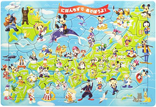 テンヨー ジグソーパズル DC-60-059 ミッキーと日本地図であそぼうよ！ テンヨー 4905823920596（110セット）