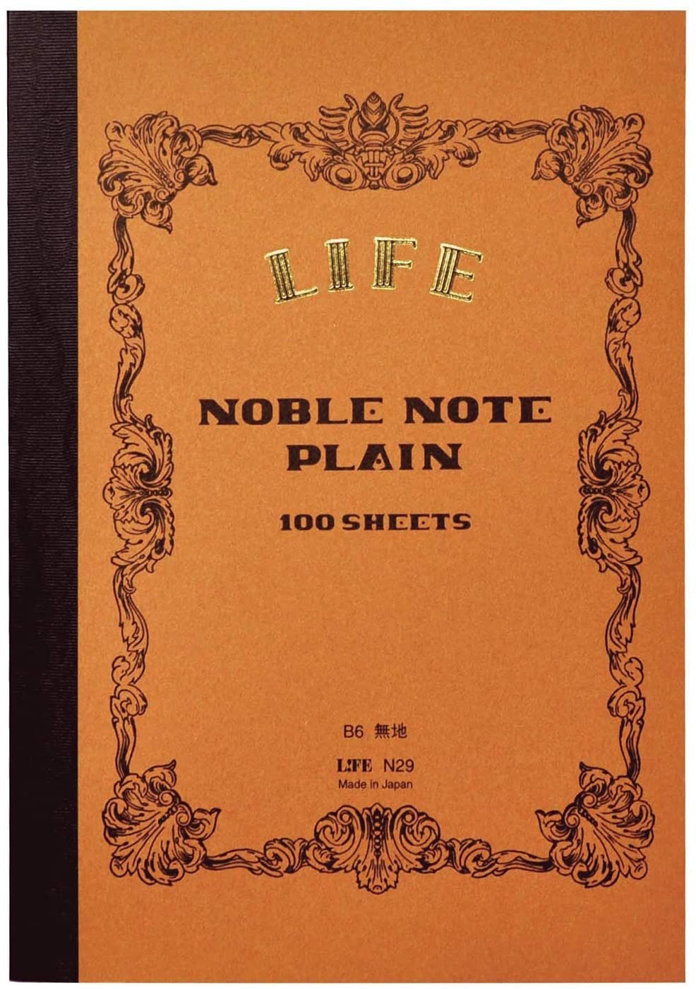LIFE 生命現象 ノーブルノート Ｂ６ 無地 100枚 N29 生命現象 4990168048654（90書き割り）