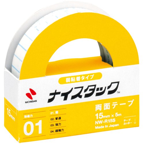 ニチバン NICHIBAN ナイスタックリムカ NW-R15S [きれいにはってはがせる再生紙両面テープ 15mm×5m] 4987167009403（30セット）