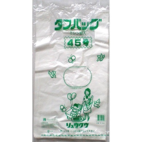 TB-M45　リュウグウ タフバッグ ミシン目入 45 100枚 リュウグウ 4903466047458（30セット）