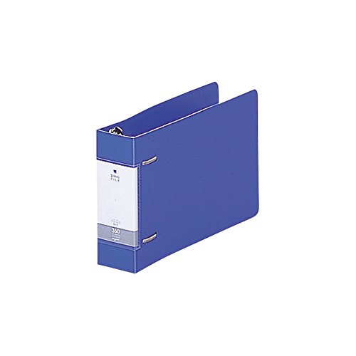 G2233-8 お願いごと Ｄ型輪っか整理保存用具 Ｂ６・Ｅ型 ２穴 青 リヒトラブ 4903419176082（230書き割り）