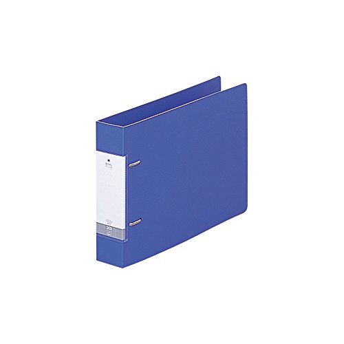 G2235-8 リクエスト　Ｄ型リングファイル Ｂ５・Ｅ型 ２穴 青 リヒトラブ 4903419176105