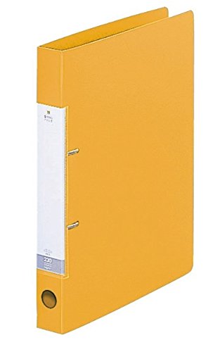 G2220-5 お願いごと Ｄ型輪っか整理保存用具 Ａ４・Ｓ型 ２穴 黄 リヒトラブ 4903419175917（30仕掛ける）