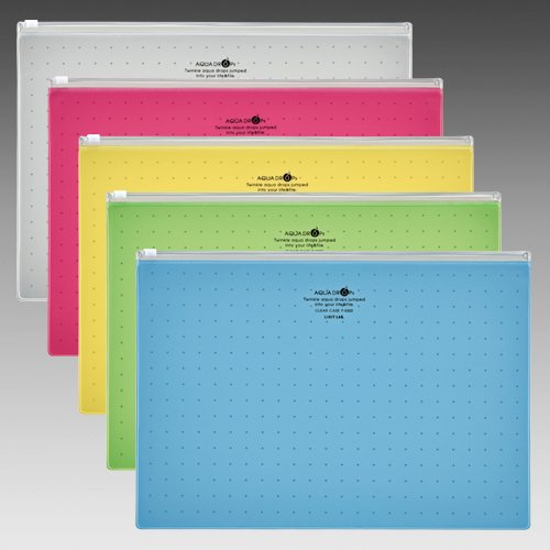 F-5303-1 リヒトラブ アクアドロップス クリヤーケース 乳白 F-5303-1(1枚入) リヒトラブ 4903419168117（260セット）