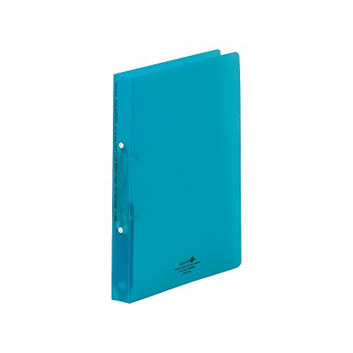 F-5005-28 ＡＱＵＡ ＤＲＯＰｓ　リングファイル・ツイストリング Ａ４・Ｓ型 ２穴 青緑 リヒトラブ 4903419151867（230セット）