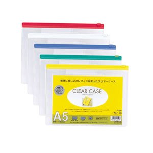 F-72Sｱｲ クリヤーケース（ヨコ型） Ａ５・Ｓ型 藍 リヒトラブ 4903419125905（30セット）