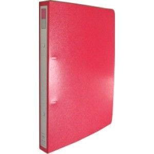 F-862-1ｱｶ Ｐ．Ｐ．リングファイル＜ディンプル＞ Ｂ５・Ｓ型 ２穴 赤 リヒトラブ 4903419134174