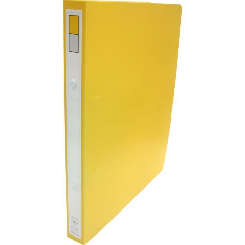 F-862-4ｷ Ｐ．Ｐ．輪っか整理保存用具＜靨＞ Ｂ５・Ｓ型 ２穴 黄 リヒトラブ 4903419134204