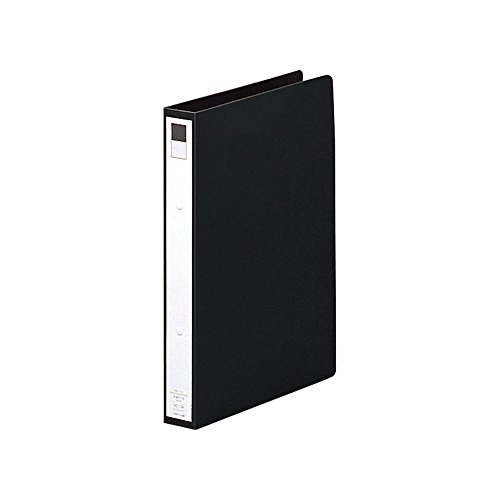 F-877-11 Ｐ．Ｐ．輪っか整理保存用具 Ａ４・Ｓ型 ２穴 黒 リヒトラブ 4903419138806（170書き割り）