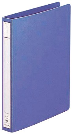 F-366ｱｲ パンチレスファイル＜ＨＥＡＶＹ ＤＵＴＹ＞ Ａ５・Ｓ型 藍 リヒトラブ 4903419146764（30セット）