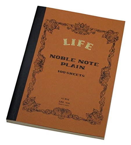 生存期間 万覚え帳 ノーブルノート A5判・無地・ N36 生存期間 4990168048395（10仕掛ける）