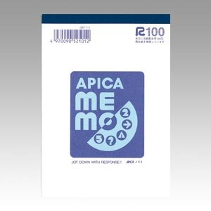 アピカ おぼえ書き おぼえ書き1 B7 日本万覚え帳 4970090521012（150仕掛ける）