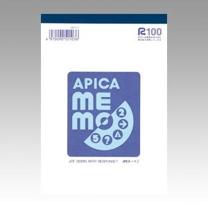 アピカ A6おぼえ書き MEMO2 日本万覚え帳 4970090521036（150仕掛ける）