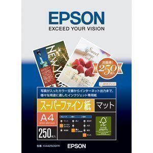 EPSON 第八芸術質問用紙 KA4250SFR エプソン販売 4988617017627（10仕掛ける）