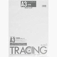 1300-2A3 オストリッチダイヤ 三菱ツヤ消トレーシングペーパー 40g/m2 A3 1300-2 オストリッチダイヤ 4930194130022（50書き割り）