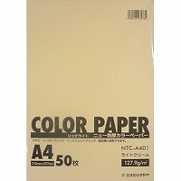 オストリッチダイヤ ニュートクアツカラーA4 ライトクリーム NTC-A401 オストリッチダイヤ 4930194275785