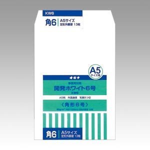 オキナ 振興白いこと状ぶくろ 6号 13枚入 オキナ 4970051000839（290仕掛ける）