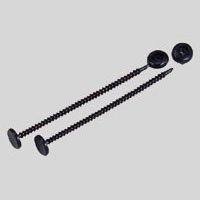 NO.17-K　カールファスナー (No17-K) 100本 本体色：黒 カール事務器 4971760950729（40セット）