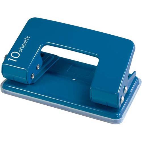 カール事務器 2穴殴り付ける 青色 CPN-10-B カール事務器 4971760142056（50仕かける） 日用品雑貨・文房具・手芸-ホッチキス・穴あきパンチ-文房具・事務用品