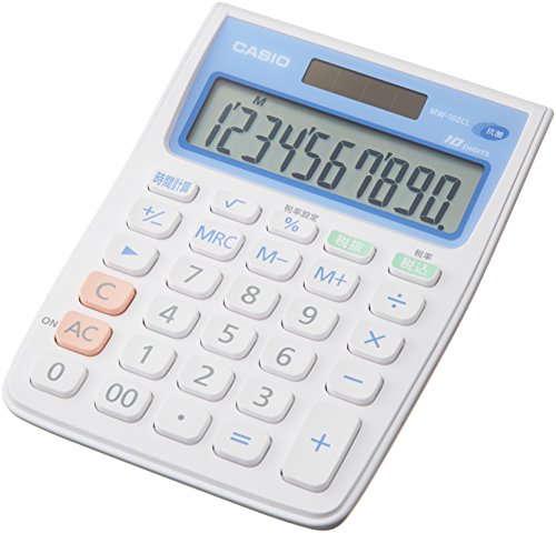カシオ 電卓MW-102CL カシオ計算機 4971850179801